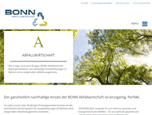 Tablet Screenshot of bonn-abfallwirtschaft.de